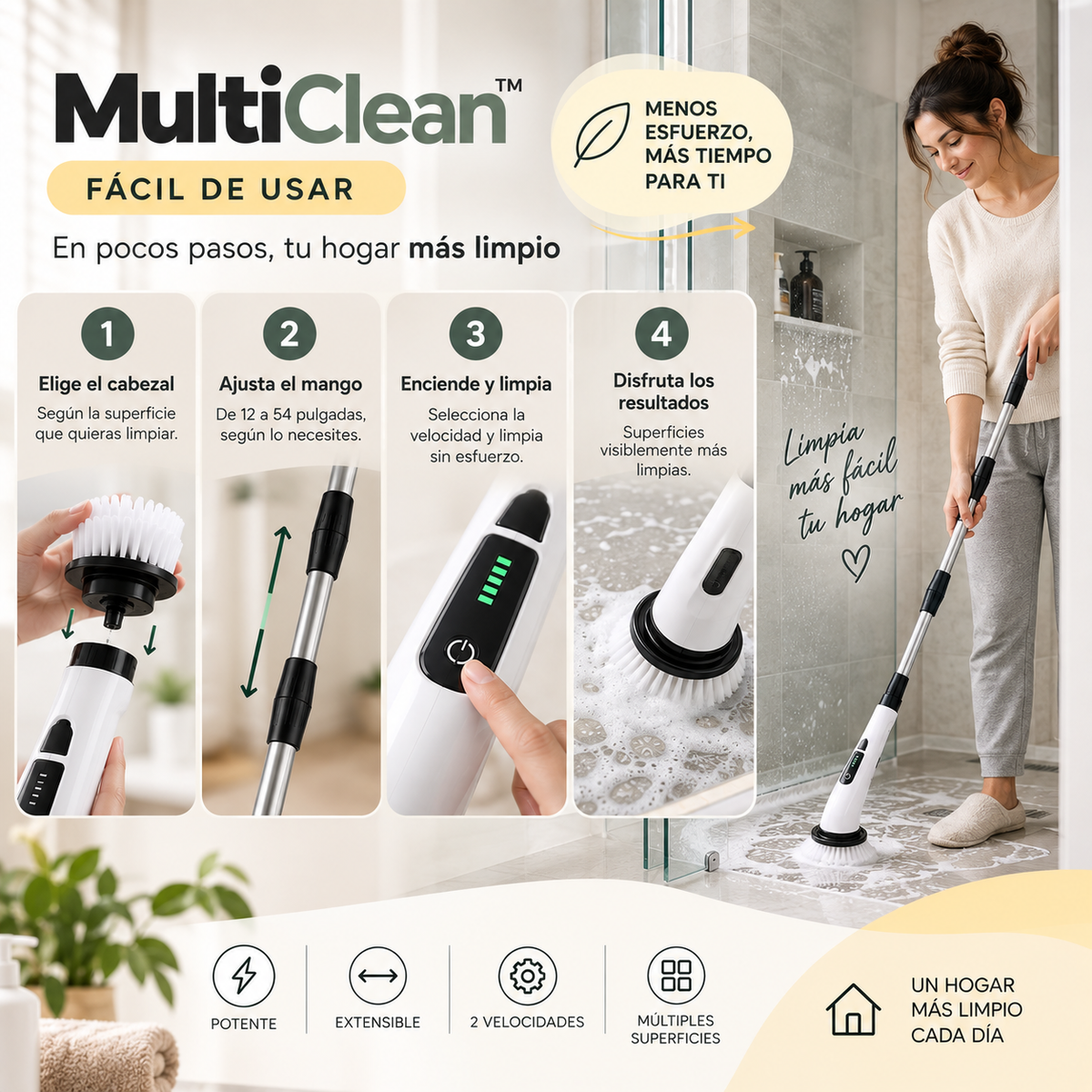 MULTI CLEAN™ - Cepillo de limpieza 9 en 1