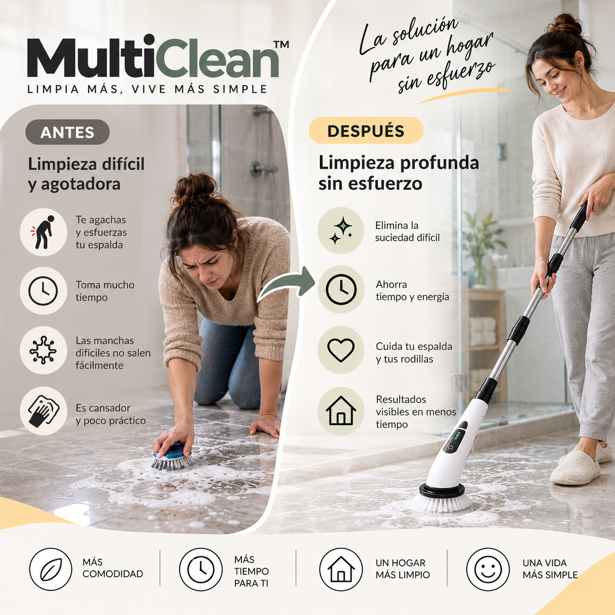 MULTI CLEAN™ - Cepillo de limpieza 9 en 1