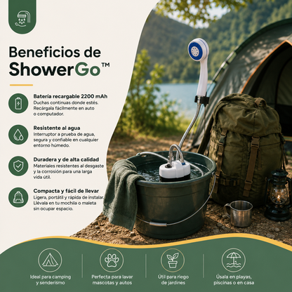SHOWER GO™ - Ducha Portátil Para Camping