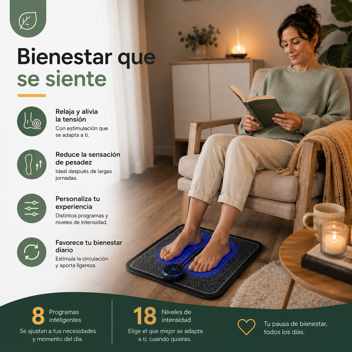 RELAX STEP™ - Masajeador eléctrico para pies