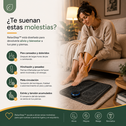 RELAX STEP™ - Masajeador eléctrico para pies
