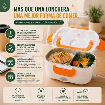 HOT LUNCH™ - Lonchera Eléctrica Portátil