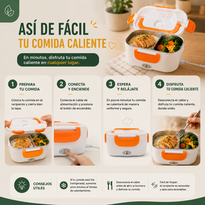 HOT LUNCH™ - Lonchera Eléctrica Portátil