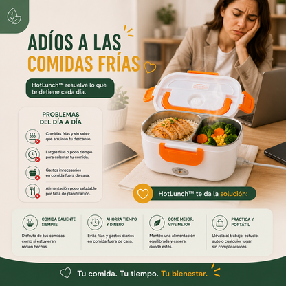 HOT LUNCH™ - Lonchera Eléctrica Portátil