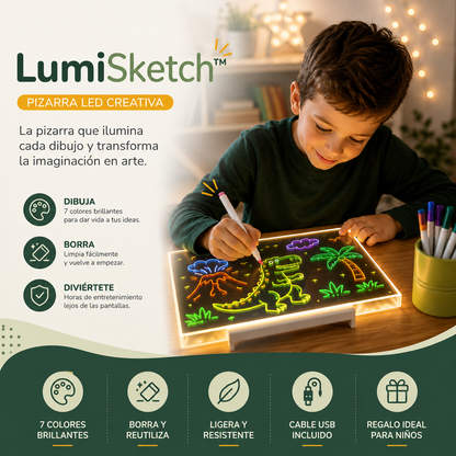 LUMI SKETCH™ – Pizarra LED Creativa