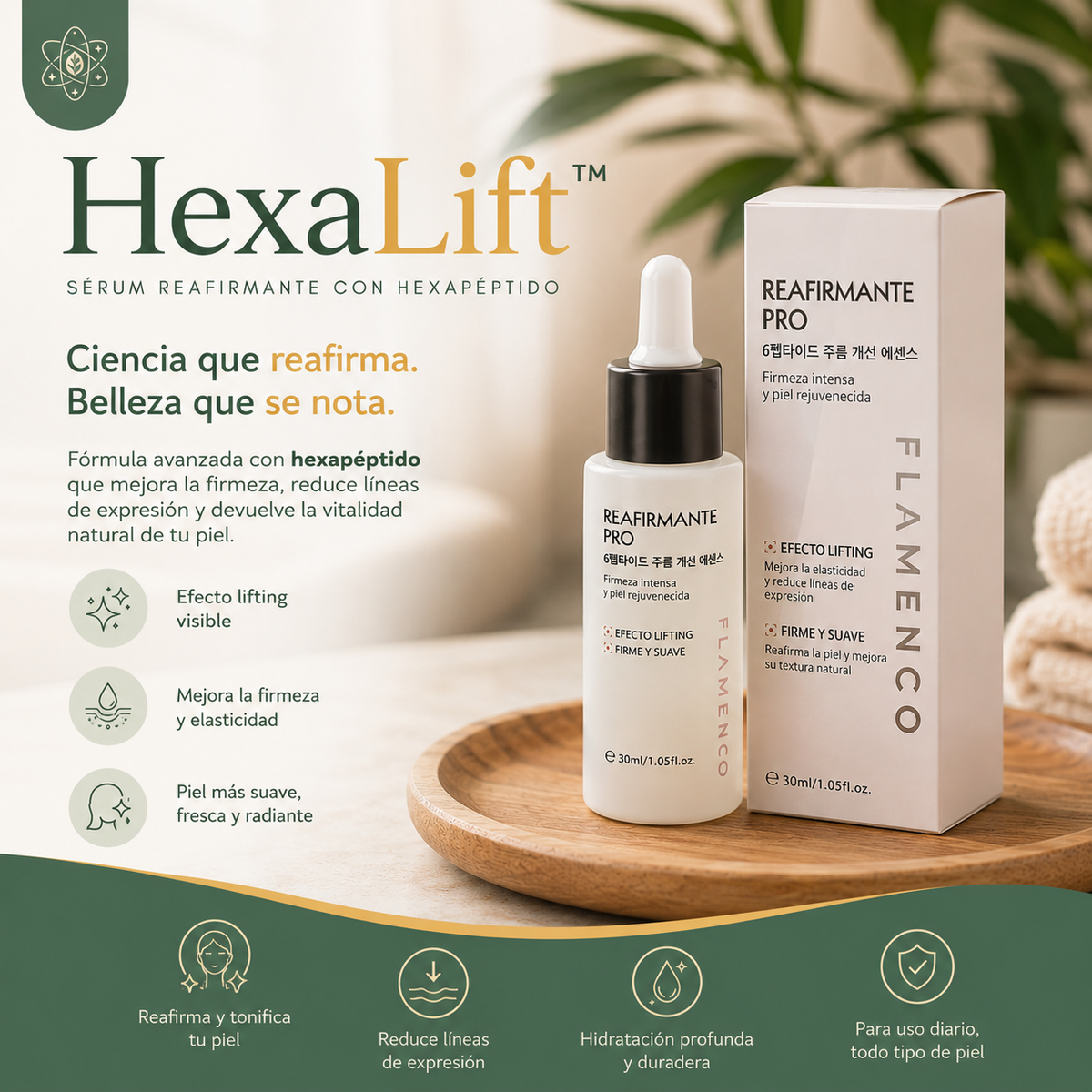 HEXA LIFT™ - Sérum reafirmante con hexapéptido