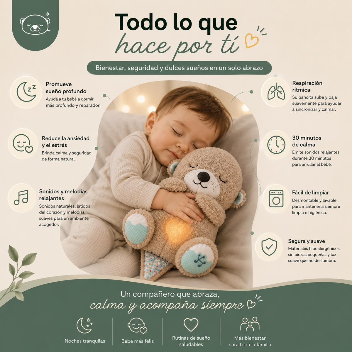 NUTRI CALMA™ - Nutria peluche de Apego