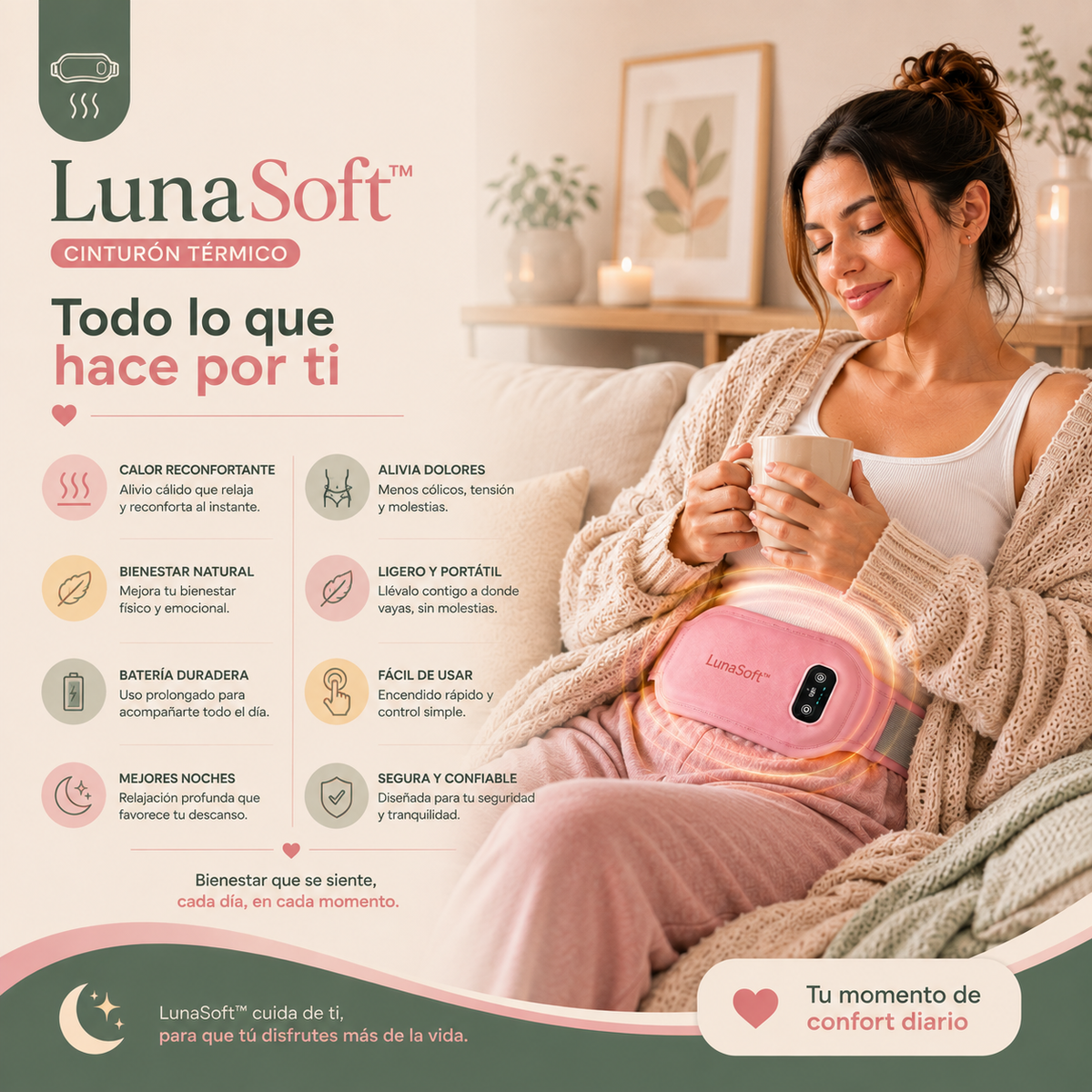 LUNA SOFT™ - Cinturón Anti Cólicos