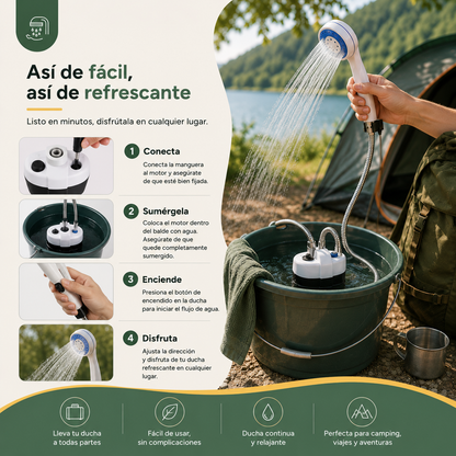 SHOWER GO™ - Ducha Portátil Para Camping