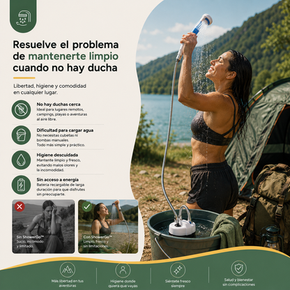 SHOWER GO™ - Ducha Portátil Para Camping